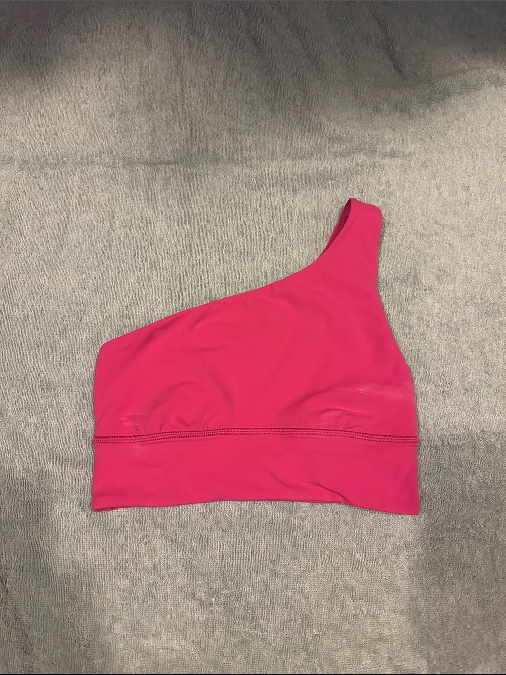 Lululemon One-Shoulder Hot Pink Women's Swim Top